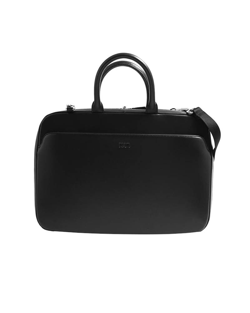 NAVA Slim double-handle briefcase - Milano Black MI080N 23018
