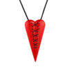 Κολιέ καρδιά HONOR από ορείχαλκο Stitched Heart P111