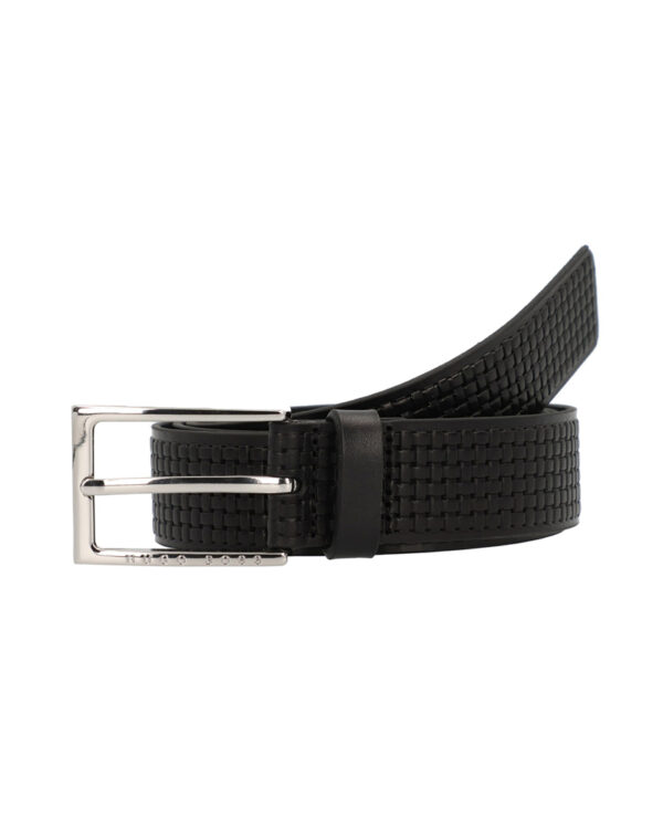Hugo Boss Cedy μαύρη δερμάτινη Ζώνη 50408457