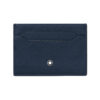 Montblanc Sartorial 5cc μπλε δερμάτινη Θήκη καρτών /card holder 131727