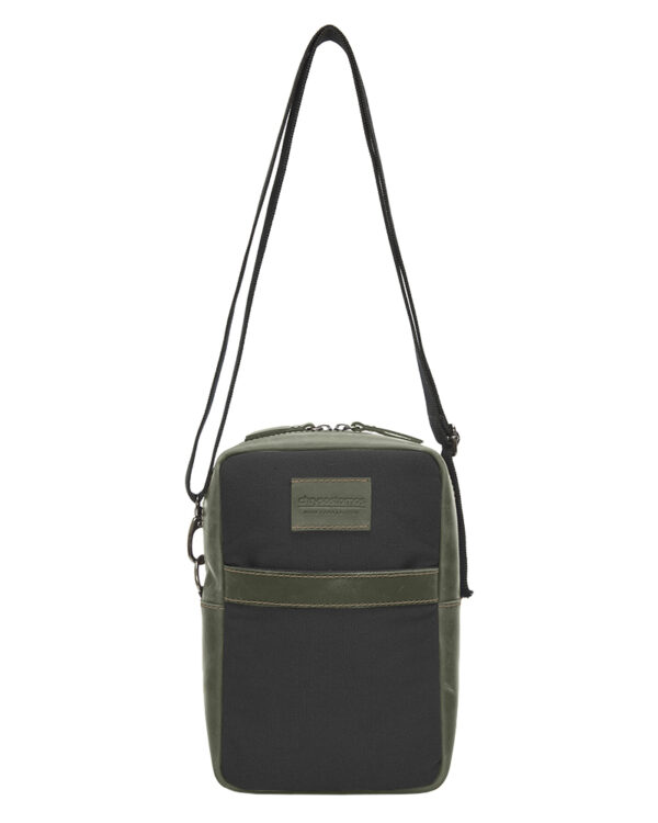 CHRYSOSTOMOS Παραλληλόγραμμη Δερμάτινη CrossBody Τσάντα