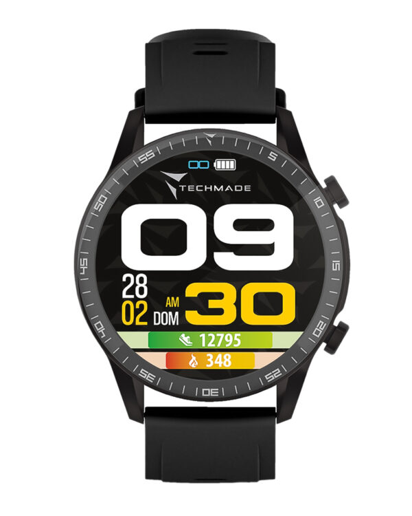 Ρολόι Techmade Smartwatch Rocks TM-ROCKS-BK Black