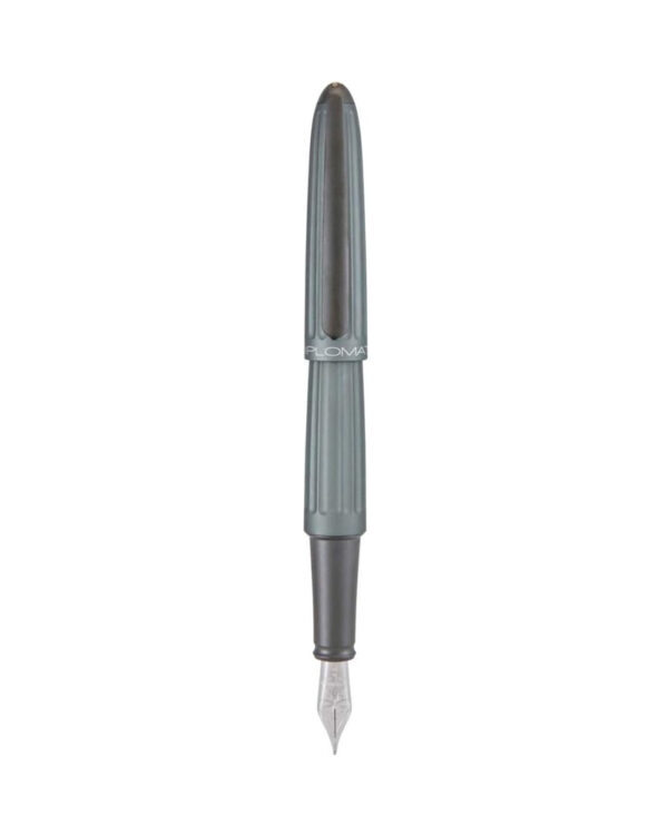 Diplomat  D40314025  Aero Steel Πένα/ Fountain Pen - Medium - Grey