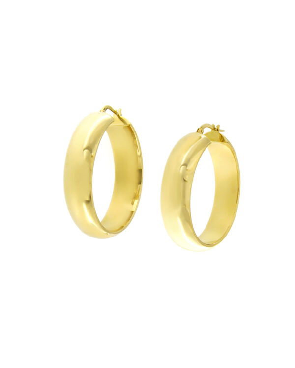 Σκουλαρίκια κρίκοι χρυσά Κ14