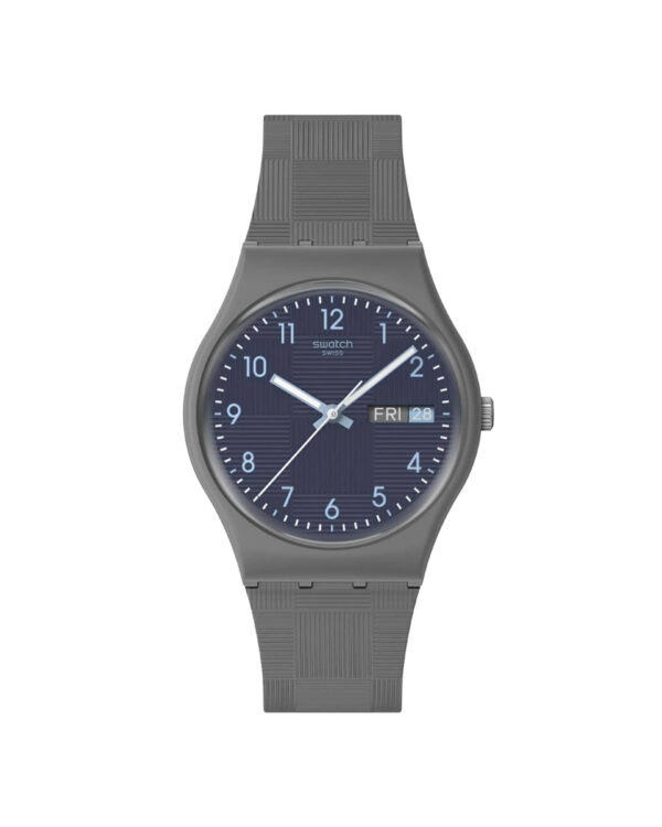 Ρολόι SWATCH Essentials Tile Dial Grey Silicone Strap SO28M701