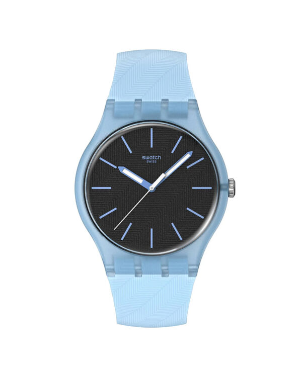 Ρολόι SWATCH Essentials Blue Moves Light Blue Silicone Strap SO29L101