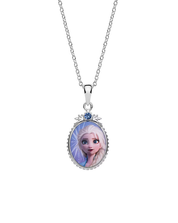 Κολιέ Disney Frozen Elsa από Ασήμι 925 με Ζιργκόν