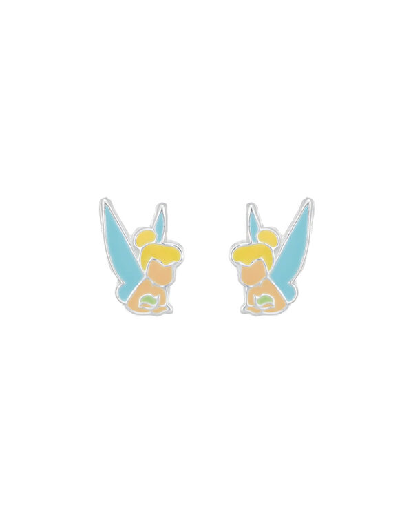 Σκουλαρίκια Disney Tinkerbell από ασήμι 925 με σμάλτο