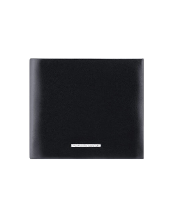 Το Porsche Design Billfold 10 Wide συνδυάζει την αυθεντική πολυτέλεια με την απόλυτη πρακτικότητα. Κατασκευασμένο από γνήσιο, λείο δέρμα υψηλής ποιότητας, αυτό το πορτοφόλι σε μαύρο χρώμα αποπνέει κύρος και διακριτική κομψότητα.