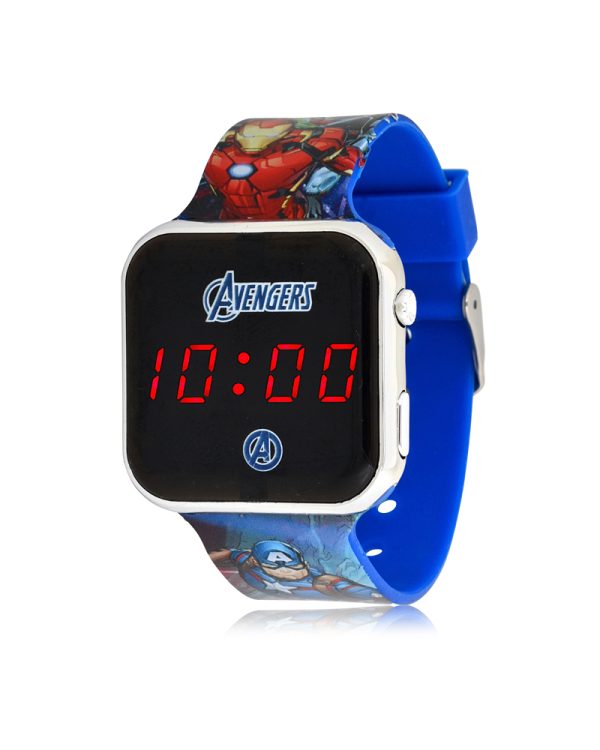 Ρολόι Παιδικό DISNEY Led Avengers AVG4706
