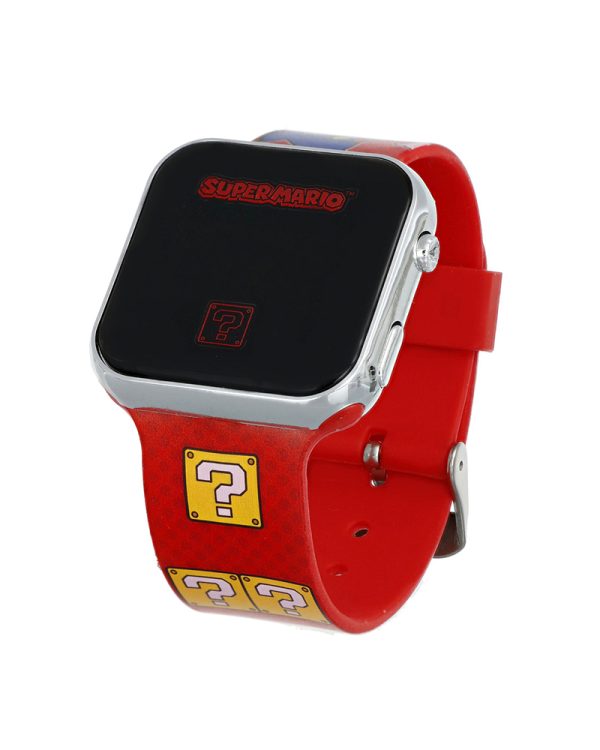 Ρολόι Παιδικό DISNEY Led Super Mario GSM4107