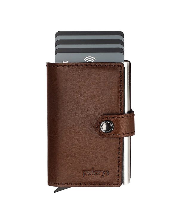 Pularys Easy Wallet, Ένα σαγηνευτικά απλό πορτοφόλι για ειδικές εργασίες! Το πορτοφόλι κατασκευασμένο από εκλεκτό Nomad Leather.