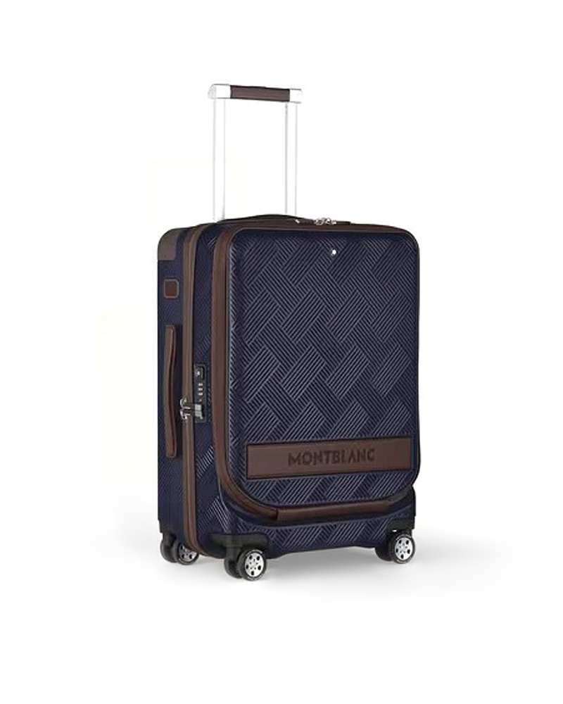Montblanc #MY4810 Βαλίτσα καμπίνας- Τρόλει με μπροστινή τσέπη, μπλε σκούρο 221708 - Image 5