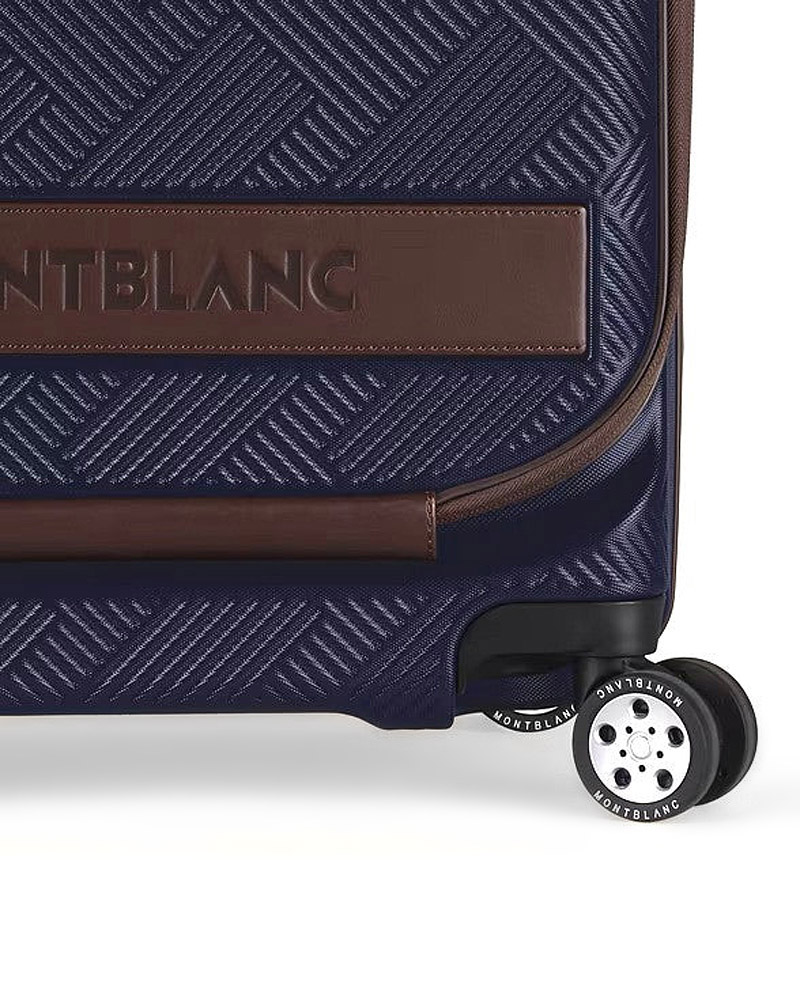 Montblanc #MY4810 Βαλίτσα καμπίνας- Τρόλει με μπροστινή τσέπη, μπλε σκούρο 221708 - Image 6